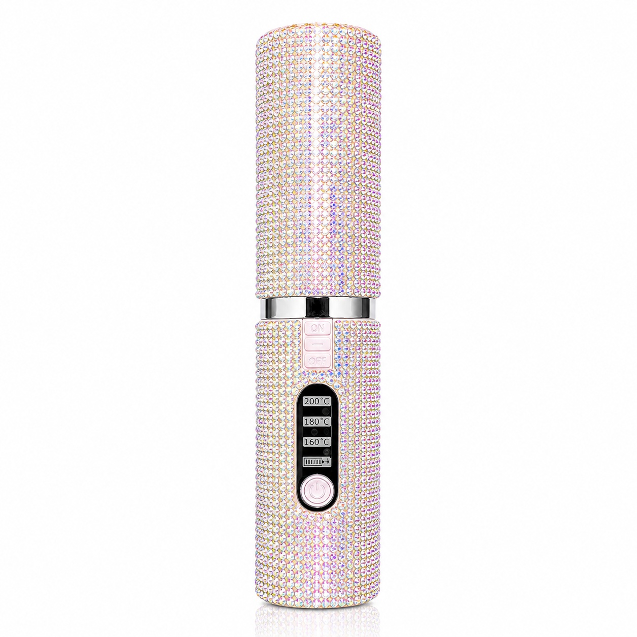 Dimaelle™ Wireless Mini Hair Straightener – Colorful Diamonds