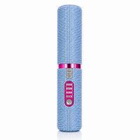 Dimaelle™ Wireless Mini Hair Straightener – Light Blue Diamonds
