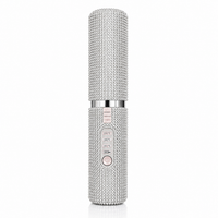 Dimaelle™ Wireless Mini Hair Straightener – Silver Diamonds