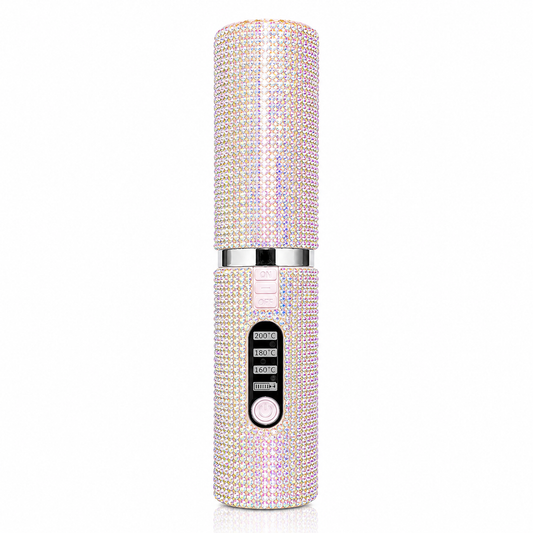 Dimaelle™ Wireless Mini Hair Straightener – Colorful Diamonds