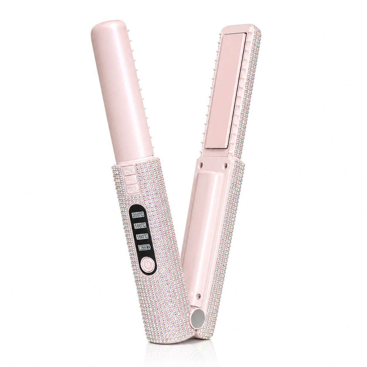 Dimaelle™ Kabelloser Mini-Haarglätter – Bunte Diamanten